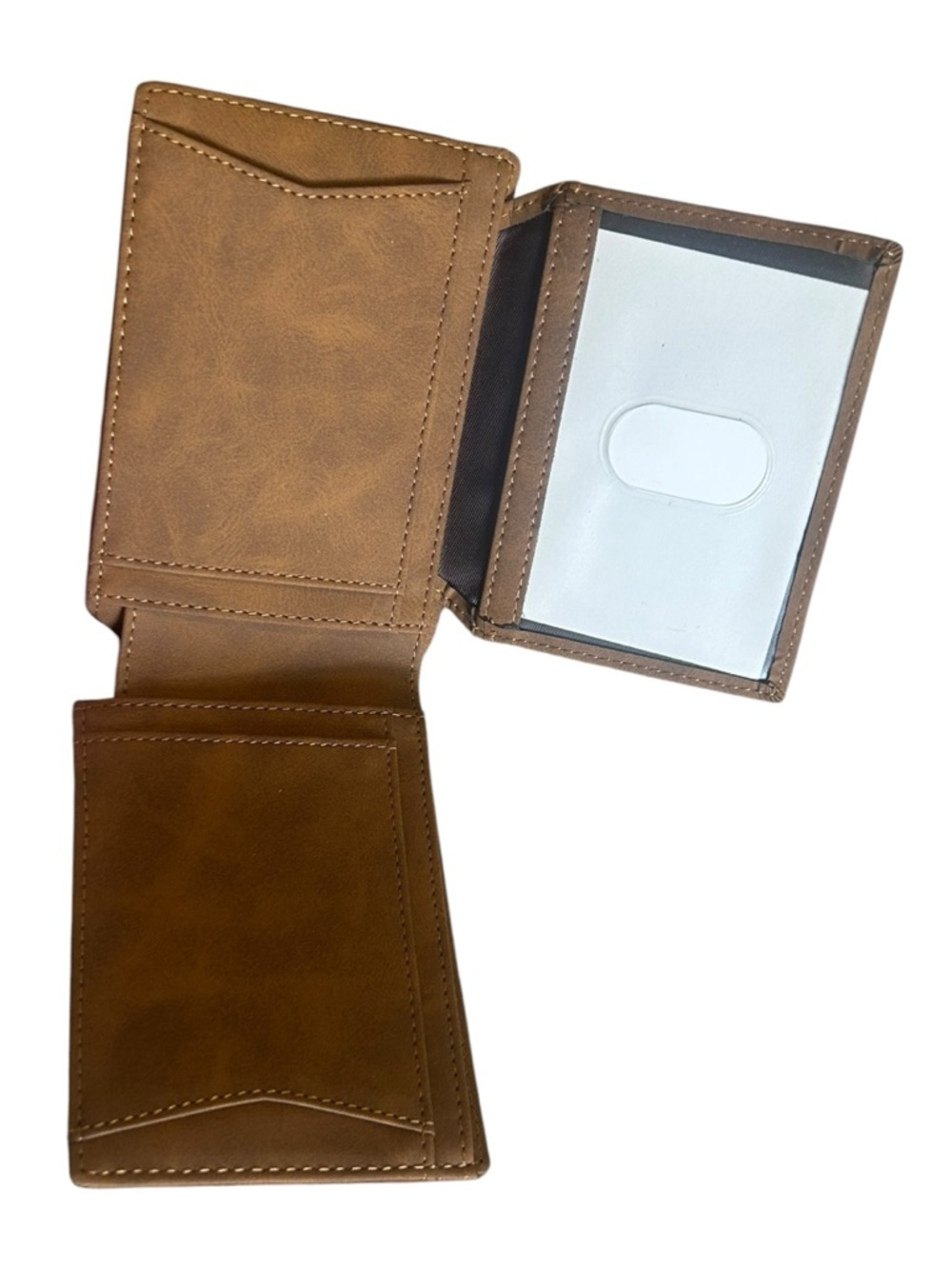 House of Jack Co Brown Leather Wallet Slim Card Holder NIB - Picture 3 of 9